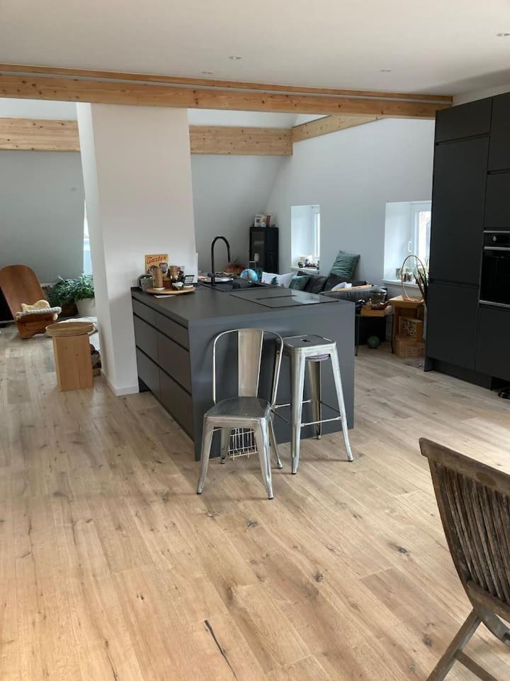 Neues Penthouse-Loft Mit Konuskarte Fuer Gratis Oepnv Apartment Ehrenkirchen ภายนอก รูปภาพ